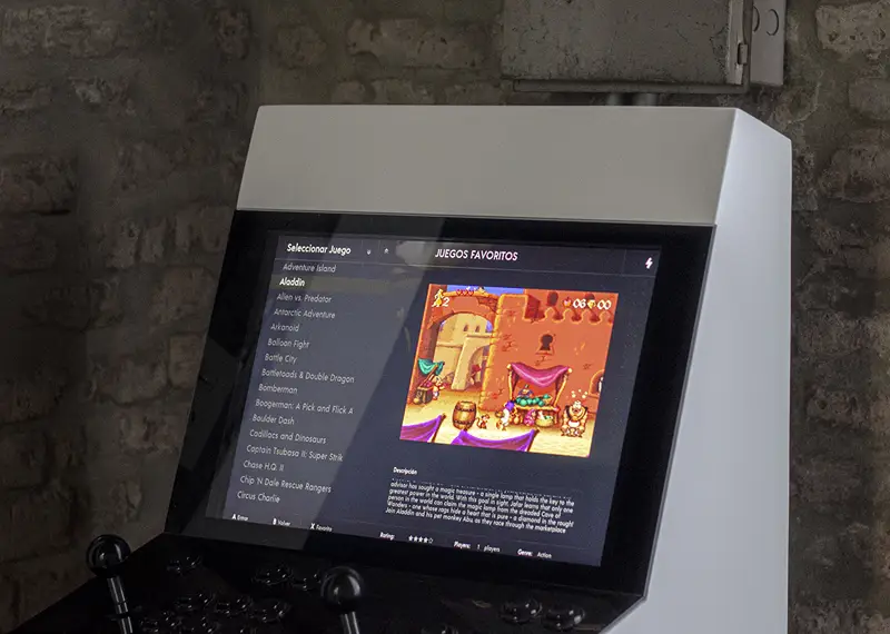 Bartop Arcade detail